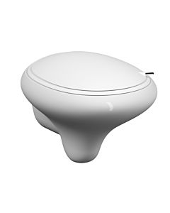 VitrA Istanbul wall-hung, deep-flush toilet 4518B403-0075 white VC, 3/6 I, rimless, with concealed fixing