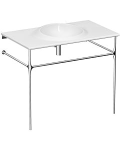 Vitra Istanbul Waschtisch 4519B403-6140 60x100cm, ohne Überlauf und Hahnloch, weiß VC