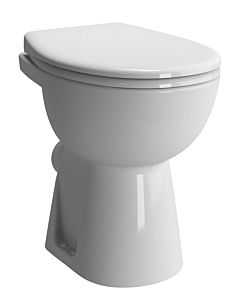 WC sur pied VitrA Conforma, à chasse d&#39;eau profonde 5814B003-0087 blanc, 35,5 x 48,5 x 46 cm, plus 6 cm, sortie horizontale