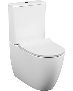 Réservoir de chasse d&#39;eau à poser VitrA Sento 5639B003-5042 36 x 65 x 40 cm, en céramique, avec raccords internes, blanc brillant