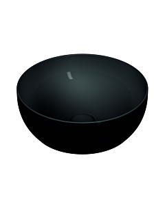 Vasque à poser VitrA Options 5992B483-0016, diamètre 40 cm, ronde, sans trop-plein ni trou de robinetterie, noir mat VC