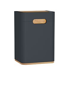 Armoire mi-haute VitrA Sento 60878 40 x 29,5 x 56 cm, anthracite mat, décor, 1 porte, charnière à droite