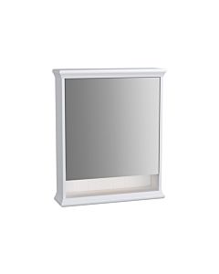 VitrA Valarte LED-Spiegelschrank 62225 63x17x76, links, beleuchtete offene Ablage, Korpus weiß matt