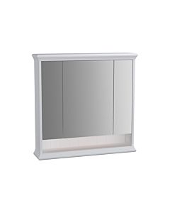 VitrA Valarte LED mirror cabinet 62231 78x17x76cm, 3 mirrored doors, body white matt