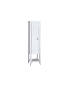 Armoire haute VitrA Valarte 62240, 53,5 x 39,5 x 196,5 cm, ouverture à gauche, sur pied, corps blanc mat
