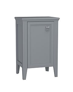 Vitra haute 62247 53,5 x 39,5 x 83 cm, gauche. au sol, corps gris mat