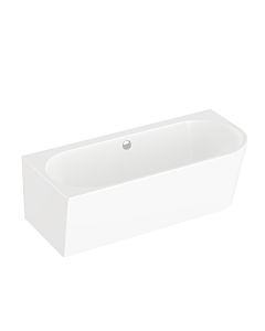 Baignoire VitrA Geo 65451008000, angle gauche, bonde centrale, capacité 238 l