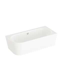 VitrA Geo Bathtub 65461008000 Corner right, center drain, capacity 238 l