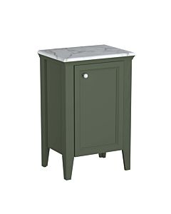 VitrA Valarte semi-tall cabinet 65811 53.5x39.5x83cm, right-hand, floor-standing, vintage green lacquered body