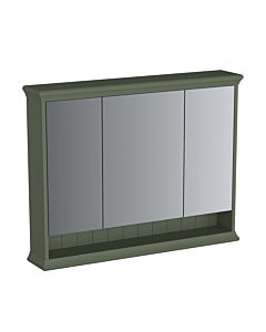 VitrA Valarte LED-Spiegelschrank 65833 98x17x76cm, 3 Spiegeltüren, Korpus Vintage grün, lackiert