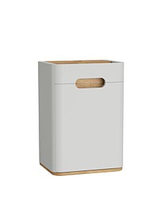 VitrA Sento Halbhochschrank 66011 40x29,5x58cm, Türanschlag rechts, hellgrau matt, Dekor