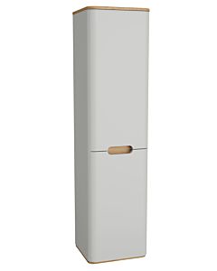 VitrA Sento tall cabinet 66020 40x35x157.5cm, with laundry basket, left-hinged door, light grey matt, decor