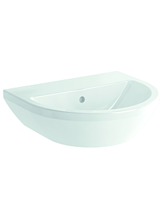 VitrA Integra Waschtisch 7066L003-0012 49,5 x 43 cm, weiß, mit Überlauf/ohne Hahnloch