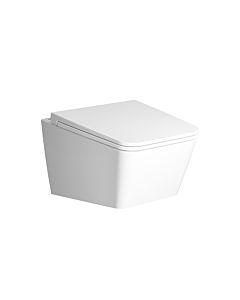 VitrA Equal wall-hung, deep-flush toilet 7245B403-0075 39.5x54cm, white high-gloss VC