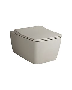 VitrA Metropole wall-hung, deep-flush toilet 7672B020-0101 36x56cm, 3/6 l, taupe matt