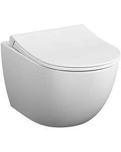 VitrA Sento Wand-Tiefspül-WC 7748B401-0101 36,5x54cm, 3/6 l, ohne Spülrand, Edelweiß VC