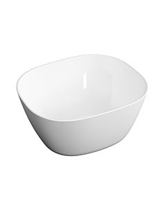 Vasque à poser VitrA Plural 7811B403-0016, 45 x 38 x 13,5 cm, blanc brillant, haute, rectangulaire, sans trop-plein ni trou de robinetterie.