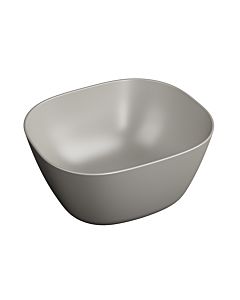 VitrA Plural Aufsatzschale 7811B420-0016 45 x 38 x 13,5 cm, taupe matt, hoch, rechteckig, ohne Überlauf/Hahnloch