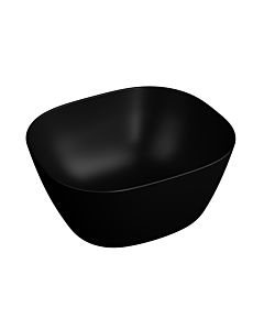Vasque à poser VitrA Plural 7811B483-0016, 45 x 38 x 13,5 cm, noir mat, haute, rectangulaire, sans trop-plein ni trou de robinetterie.