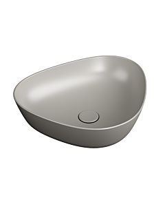 VitrA Plural countertop basin 7812B420-0016 47 x 40 x 13 cm, taupe matt, asymmetrical, without overflow/tap hole