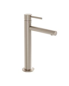 VitrA Origin Waschtischarmatur A4255734 Ausladung 145mm, ohne Ablaufgarnitur, für freistehenden Aufsatzwaschtisch, Nickel gebürstet