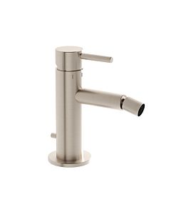 Vitra Origin Bidetarmatur A4255934 Ausladung 105mm, mit Ablaufgarnitur, Einlochmontage, Nickel gebürstet