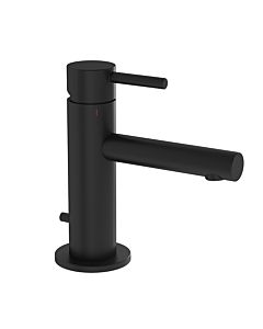 Vitra Origin Waschtischarmatur A4256736 Ausladung 105mm, kurz, Einlochmontage, mit Ablaufgarnitur, schwarz matt