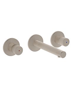 VitrA Origin Finishing Set A4258234 Concealed Washbasin Two-Handle Mixer Tap, Projection 150-180mm, 2 Handles, Brushed Nickel