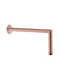 Vitra mural Origin A4263126 saillie 335mm, pour pommeau de douche, angle 90 degrés, cuivre