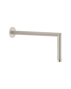 Vitra mural Origin A4263134 saillie 335mm, pour pommeau de douche, angle 90 degrés, nickel brossé