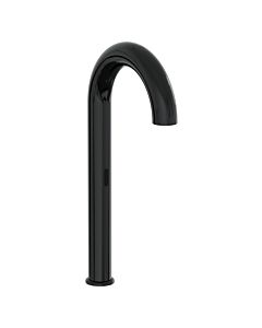 VitrA Liquid Touchless Single-Lever Basin Mixer A4277439, 175mm projection, single-hole installation, without waste fitting, battery operated (6V), high-gloss black