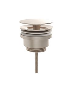 VitrA Push-Open Valve A4514934 Brushed Nickel, Metal