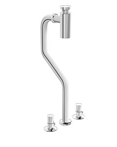Vitra plural design siphon system A45157 chrome, for floor drain, floor mounting