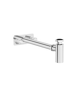 VitrA Plural Design Siphon Set A45159 chrome, with angle valves left and right