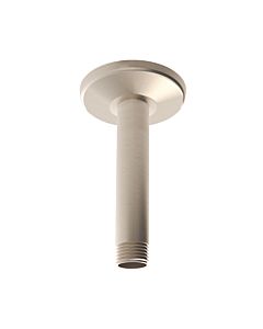 Bras de plafond VitrA Origin A4564934 d= 70 x 100 mm, fixation plafond, pour pommeau de douche, nickel brossé