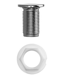 VitrA blind plug G06051010 for toilet cistern inlet, chrome-plated