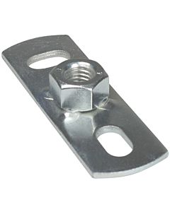 Walraven base plate 6703008 M 8x8mm, steel, electrolytically galvanized