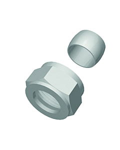 Raccord à compression Weitzel 1034 15 mm x 2000 /2&quot;, nickelé