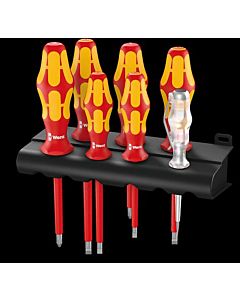 Wera Kraftform screwdriver set 05006147001 160 i/7 Plus Serie 100 + rack / 7 pieces