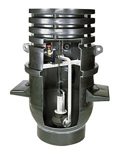 Wilo DrainLift Schachtpumpstation 2506442 WS 1100 D/TP 65, PRO V06, mit Behälter