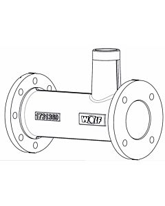 Wolf connecting pipe DN100 173136999 for MGK-2 800-1000