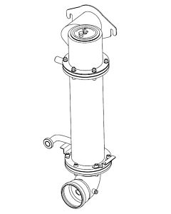 Wolf condensing heat exchanger complete 2651035 for TOK-29
