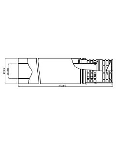 Wolf LAF horizontal DN60/100 2651241 for calorific value