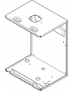Wolf combustion chamber housing rear wall 8612479 for CGG-2