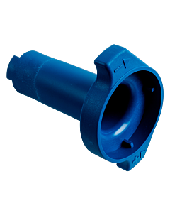 Wolf Thermogriff Rücklauf blau 1730128 für Verrohrungsgruppen