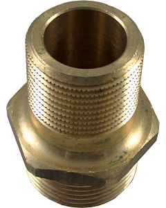 Wolf double nipple red. R5/4&quot;-G1&quot;AG 2009014 Brass