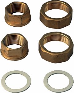 Wolf Transition fitting 2000 2000 /2&quot; 2070753 Brass, for hydraulic group