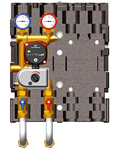 Wolf par exemple, groupe de circuits mélangeurs 2071234 basse température, avec pompe à haut rendement