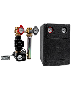 groupe de tuyauterie Wolf circuit mélangeur 2072140 DN 32-60, avec pompe à haut rendement, autorégulant