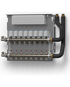 Distributeur de circuits de chauffage Wolf pour CAT-2 2075671, 4 circuits de chauffage, avec contrôleur